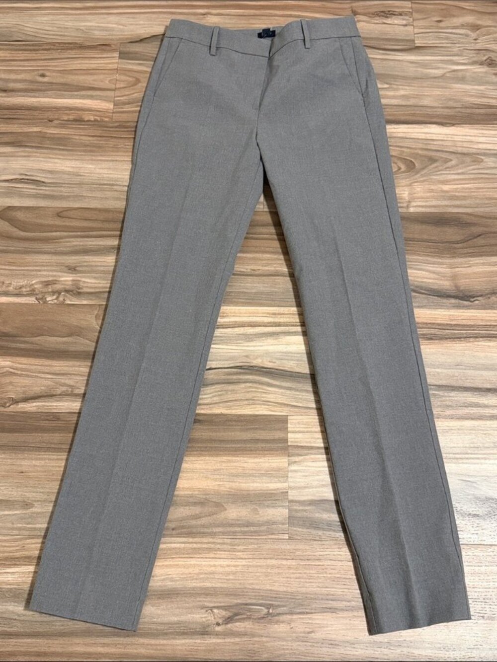 J. Crew Tall Straight-Leg Pant In Four-Season Stretch Gray 8T NWOT